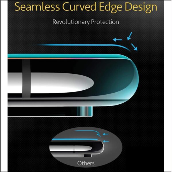 Amazon Brand - Solimo Tempered Glass Screen Protector Compatible for iPhone 11 / iPhone XR (Black) Edge to Edge Coverage with Easy Installation kit - Image 5