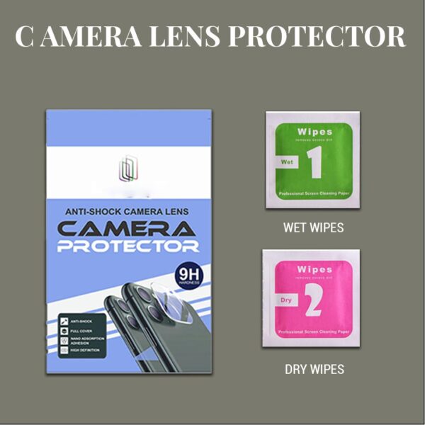 Berries™ (Pack of 2) Camera Guard Camera Lens Protector Compatible For OPPO F29 PRO 5G (Unbreakable Material) with Easy Installation Kit - Image 5