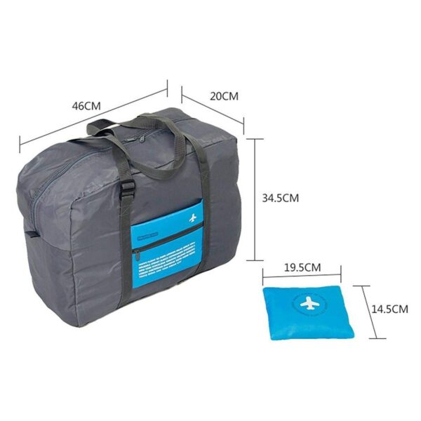 Qureza Flight Travel Bags for Luggage Spacious with Pockets Foldable Weekender Zipper Duffle Bag for Stylish Handbag Conveniently Carry on Trolley Waterproof Bag(Multi Color) - Image 6