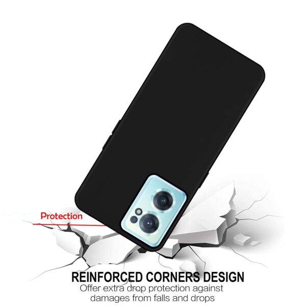 Amazon Brand - Solimo Exclusive Matte Finish Soft Back Case Cover for OnePlus Nord CE 2 5G - Black - Image 5
