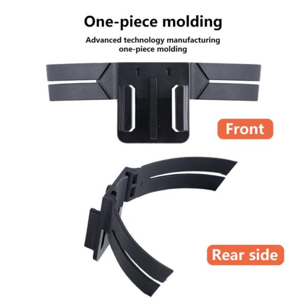 Sounce Action-cam Compatible Chin Mount for Motorcycle with J-Hook and Screw Helmets Secure and Convenient Helmet for GoPro and Action Cameras with Speed 160kmph - Black - Image 8