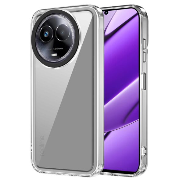 amazon basics Back Case Cover for Realme 11 5G (TPU + PC_Transparent) - Image 2