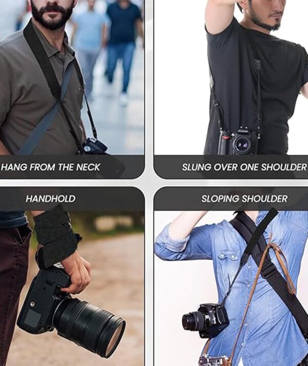 NUDFSY Camera Strap, Camera Belt, Photography Accessories For Compact Digital Camera, Mirrorless Camera, Small Dslr Camera, Instant Camera - Image 7