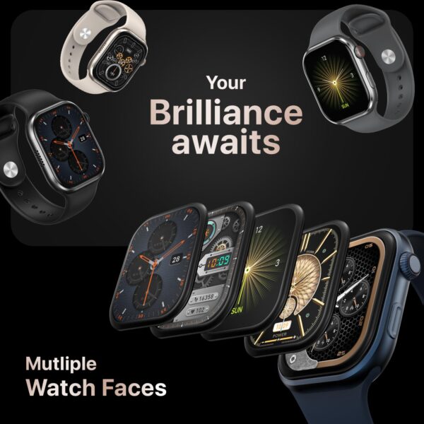 Fire-Boltt Brillia Smart Watch with 51.3mm (2.02 inch) AMOLED Display, Bluetooth Calling, SpO2, Heart Rate Monitoring, 120+ Sports Modes (Brillia, Beige) - Image 11