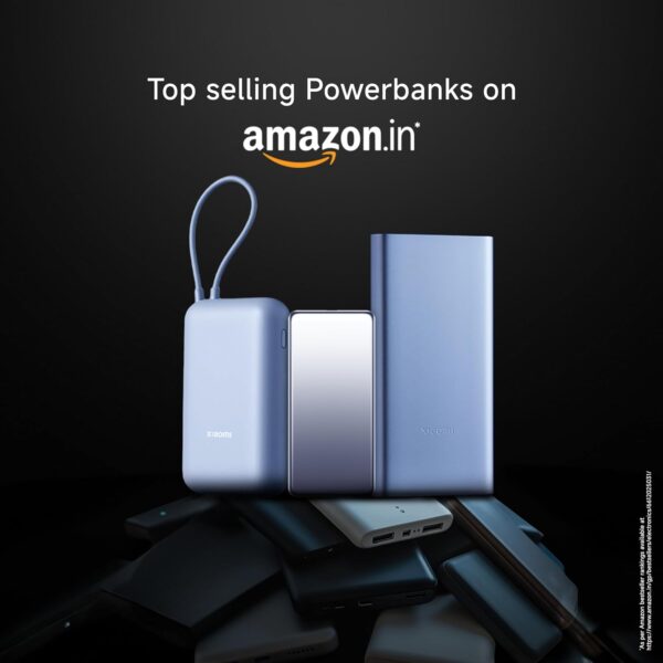 Xiaomi Power Bank 4i 20000mAh 33W Super Fast Charging PD | Power Delivery | QC 3.0|Type C Input & Output |Triple Output Ports|Classic Black|Supports Android,Apple, Tablets, Earbuds, Watches etc (MI) - Image 3