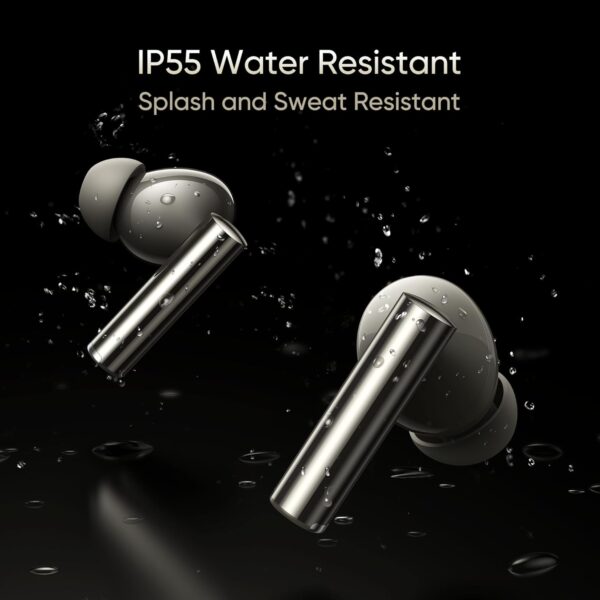 realme in Ear Buds Air 6 Pro with Dual Drivers(11Mm+6Mmtweeter),40 Hrs Play Time,Fast Charge,50 Db ANC,Lhdc 5.0,55Ms Low Latency,360° Spatial Audio,Ip55 Dust&Water Resistant,Bt V5.3,Titanium Twilight - Image 10