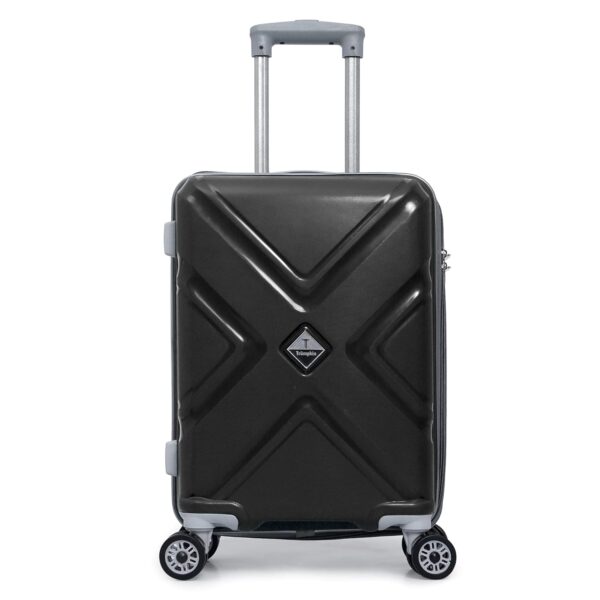 Trumpkin Small Suitcase/Cabin-Luggage / 20" inch/Size 55 cm/Hard-Sided Polypropylene Luggage Trolley Bag/Model-X / 360 Rotating / 8 Wheels (Jet Black, Small) - Image 10