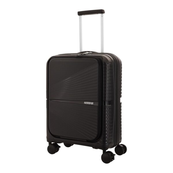 American Tourister AIRCONIC2.0 SP 55 cm Small Cabin Front Opening Polypropylene (PP) Hard 8 Wheels Spinner Luggage/Suitcase/Trolley Bag for Travel (Black) - Image 3