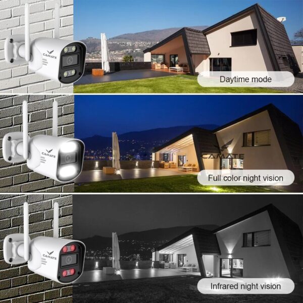 Camate Knight 4G 3MP Sim Based Wireless Outdoor Bullet CCTV Camera for Home, Office, Remote Area and contruction site | Waterproof | Two-Way Talk | Supports 256 GB SD Card - Image 4