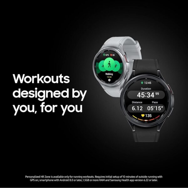 Samsung Galaxy Watch6 Classic LTE (43mm, Black, Compatible with Android only) | Introducing BP & ECG Features - Image 7