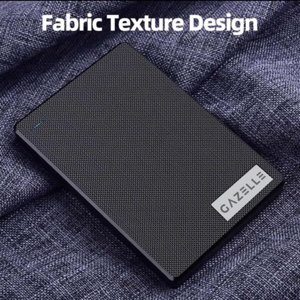 GAZELLE High-Speed 500GB Ultra Slim Portable External Hard Drive - 2-in-1 Type C & USB 3.0, Compatible with PC, Mac, Laptop, PS4, Xbox, iPad, Tablet, Mobile (Black) - 1 Year Warranty - Image 5