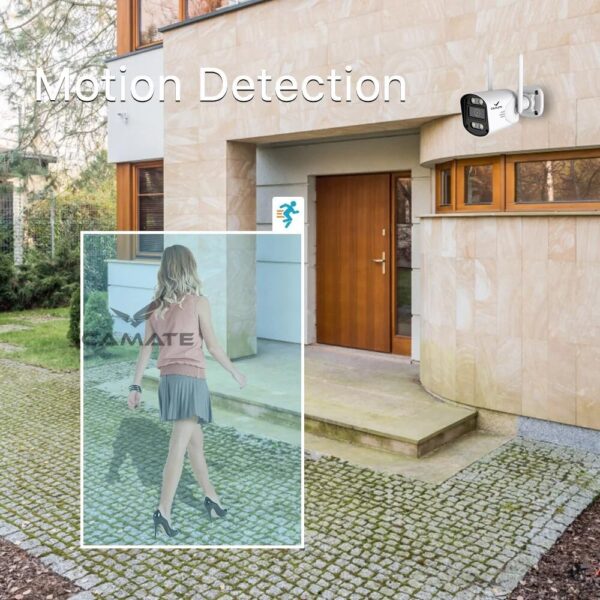 Camate Knight 4G 3MP Sim Based Wireless Outdoor Bullet CCTV Camera for Home, Office, Remote Area and contruction site | Waterproof | Two-Way Talk | Supports 256 GB SD Card - Image 6
