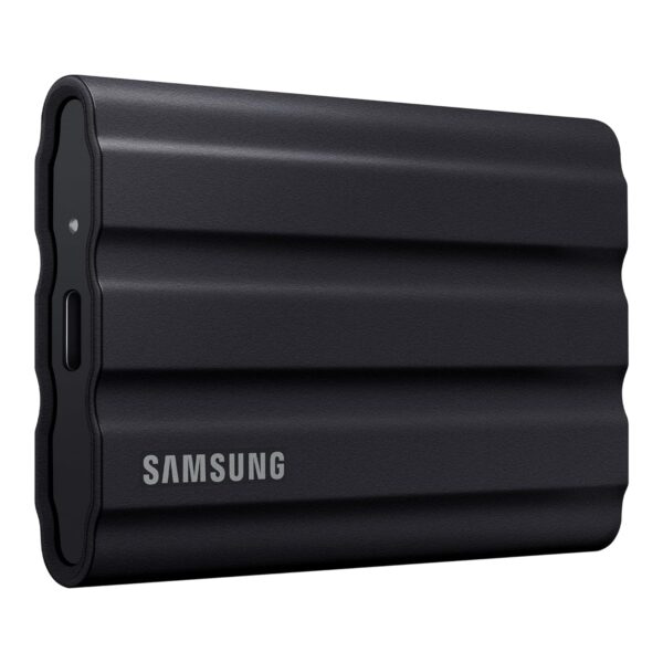 Samsung T7 Shield Portable SSD 2TB, USB 3.2 Gen2 External SSD, Black, Up to 1,050MB/s, Rugged, IP65 Water & Dust Resistant, for Photographers, Content Creators and Gaming, Mac Compatible, MU-PE2T0S - Image 2