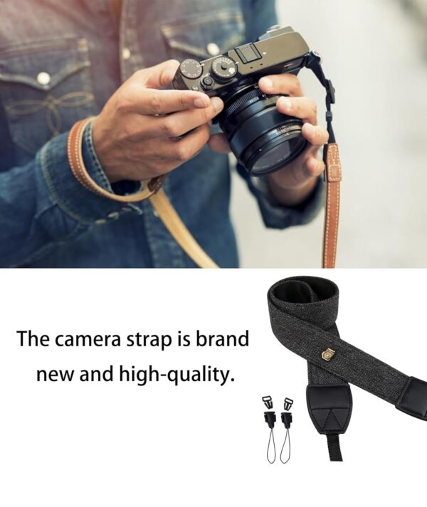 NUDFSY Camera Strap, Camera Belt, Photography Accessories For Compact Digital Camera, Mirrorless Camera, Small Dslr Camera, Instant Camera - Image 3