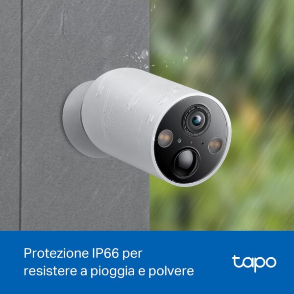 Tapo TP-Link C425 Pack of 2 Wire-Free Indoor/Outdoor 2K QHD 4MP 1440p Battery Powered Smart Security Camera, Starlight Color Night Vision, Person/Pet/Vehicle Detection - Image 6
