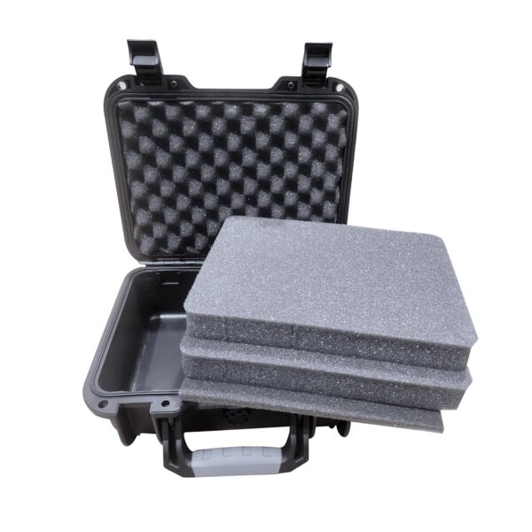 CASE N FOAM Plastic Ew2510 Protective Hard Case Briefcases With Cubed Foam For Camera (Black) - Image 5