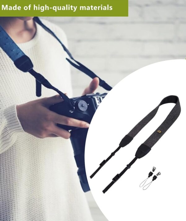 NUDFSY Camera Strap, Camera Belt, Photography Accessories For Compact Digital Camera, Mirrorless Camera, Small Dslr Camera, Instant Camera - Image 5