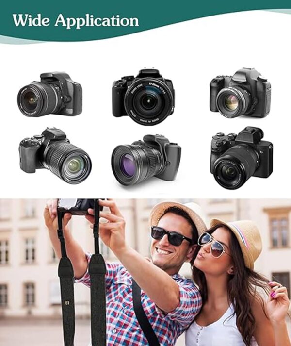 NUDFSY Camera Strap, Camera Belt, Photography Accessories For Compact Digital Camera, Mirrorless Camera, Small Dslr Camera, Instant Camera - Image 8