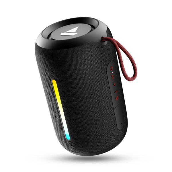 boAt Stone 352 Pro/Stone 358 Pro w/ 14W Signature Sound, Up to 12 Hours Playback, RGB LEDs, TWS Feature, Built-in Mic, BTv5.3, AUX Port, IPX5 & Type-C Interface Bluetooth Speaker (Raging Black) - Image 2