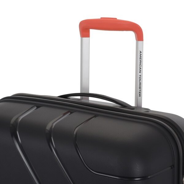 American Tourister Upland Sport 79 CM Large Checkin Polypropylene (PP) Hard 4 Wheels Spinner Luggage/Suitcase/Trolley Bag for Travel (Black) - Image 10