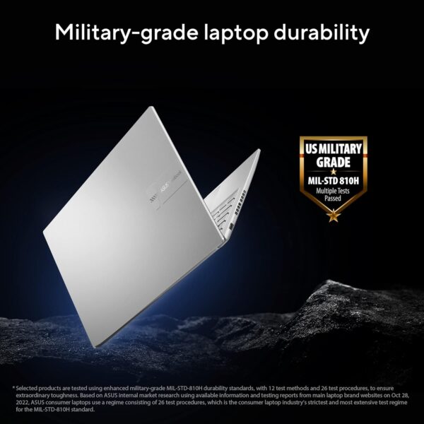 ASUS Vivobook 15,13th Gen,Intel Core i7-13620H(Intel UHD iGPU/16GB RAM/512GB SSD/FHD/15.6"/60Hz/Backlit Keyboard/Windows 11/M365 Basic (1Year)*/Office Home 2024/Cool Silver/1.70 kg) X1502VA-BQ837WS - Image 10