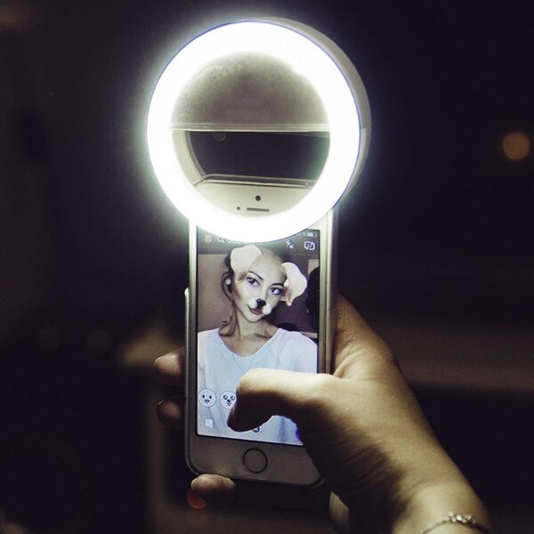 SPYKART™ Soft White Color Selfie Ring Light with 3 Modes and 36 LED for Mobile Phone Photos,Camera Photography,Video Photo Shoot Flash (Random Colour) - Image 3