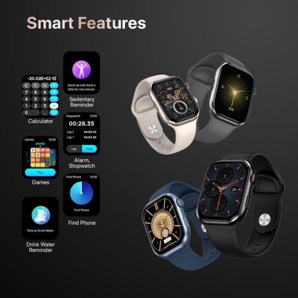 Fire-Boltt Brillia Smart Watch with 51.3mm (2.02 inch) AMOLED Display, Bluetooth Calling, SpO2, Heart Rate Monitoring, 120+ Sports Modes (Brillia, Beige) - Image 13