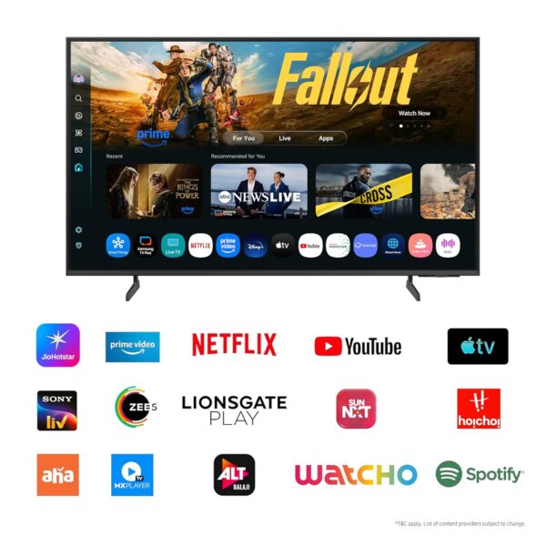Samsung 108 cm (43 inches) Vision AI 4K Ultra HD Smart QLED TV QA43QEF1AULXL - Image 4