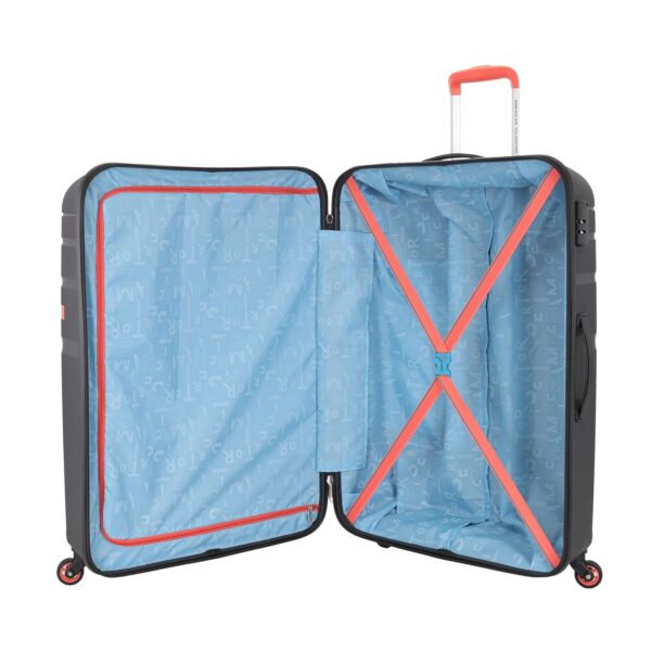 American Tourister Upland Sport 79 CM Large Checkin Polypropylene (PP) Hard 4 Wheels Spinner Luggage/Suitcase/Trolley Bag for Travel (Black) - Image 8