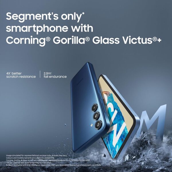 Samsung Galaxy M35 5G (Thunder Grey,6GB RAM,128GB Storage)| Corning Gorilla Glass Victus+| AnTuTu Score 595K+ | Vapour Cooling Chamber | 6000mAh Battery | 120Hz Super AMOLED Display| Without Charger - Image 7