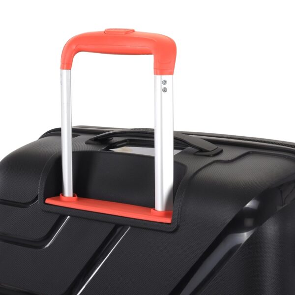 American Tourister Upland Sport 79 CM Large Checkin Polypropylene (PP) Hard 4 Wheels Spinner Luggage/Suitcase/Trolley Bag for Travel (Black) - Image 9