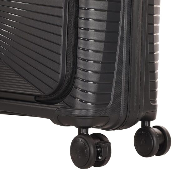 American Tourister AIRCONIC2.0 SP 55 cm Small Cabin Front Opening Polypropylene (PP) Hard 8 Wheels Spinner Luggage/Suitcase/Trolley Bag for Travel (Black) - Image 11