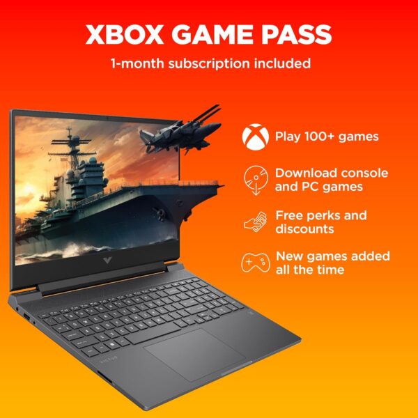 HP Victus, 13th Gen Intel Core i5-13420H, 6GB RTX 4050 Gaming Laptop (16GB DDR4, 512GB SSD) 144Hz, IPS, 15.6"/39.6cm, Flicker-Free, Win 11, Office 21, Mica Silver, 2.29kg, Enhanced Cooling, fa1319TX - Image 11