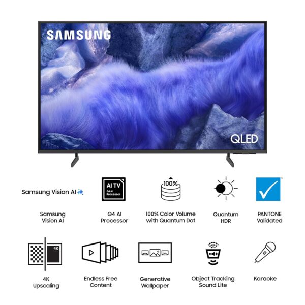 Samsung 108 cm (43 inches) Vision AI 4K Ultra HD Smart QLED TV QA43QEF1AULXL - Image 3