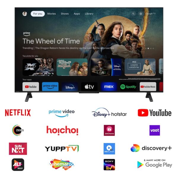 TOSHIBA 139 cm (55 inches) M550NP Series 4K Ultra HD Smart QLED Google TV 55M550NP - Image 4