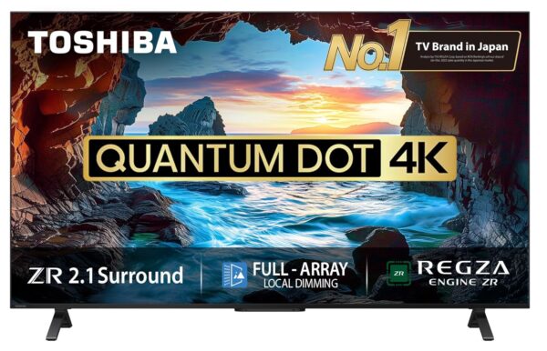 TOSHIBA 139 cm (55 inches) M550NP Series 4K Ultra HD Smart QLED Google TV 55M550NP - Image 2