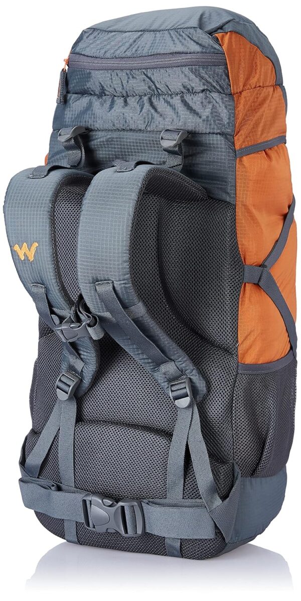 Wildcraft 45 Ltrs Grey and Orange Rucksack - Image 6