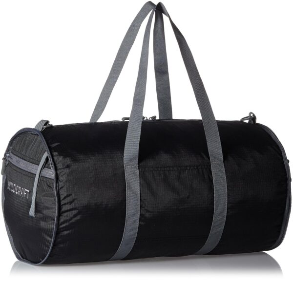 Wildcraft Nylon 18 Inch Black Travel Duffle (Frisbee 2_Black) - Image 3