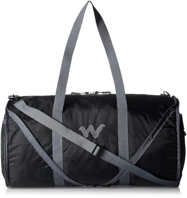 Wildcraft Nylon 18 Inch Black Travel Duffle (Frisbee 2_Black) - Image 2